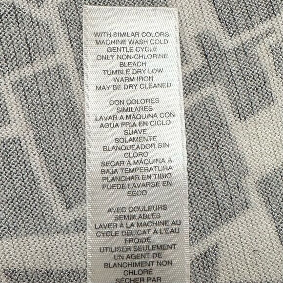 Chico's Geometric Print Split Neck 3/4 Sleeves Tee, Size XL - Picture 11 of 13